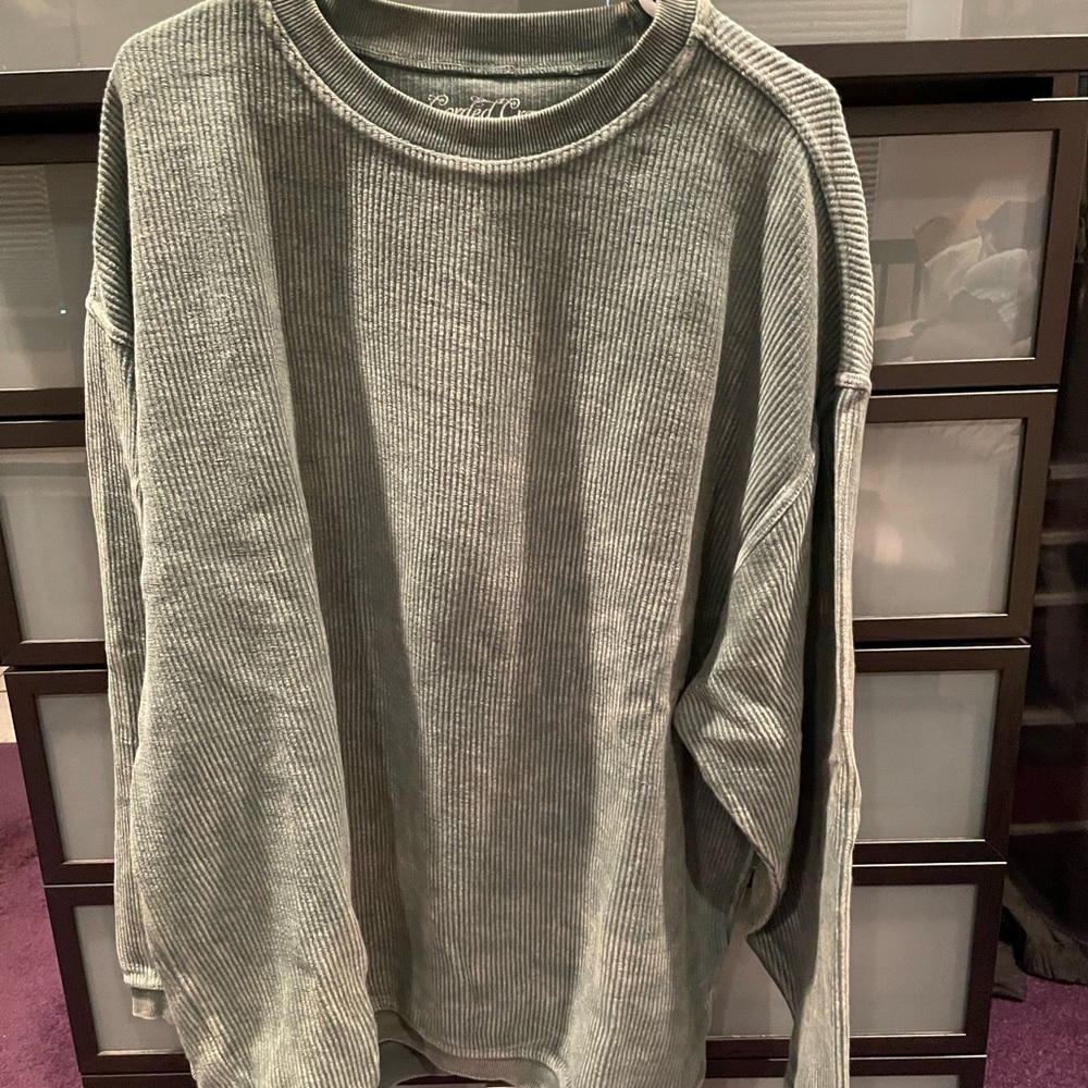 Corded Crew Pullover XL